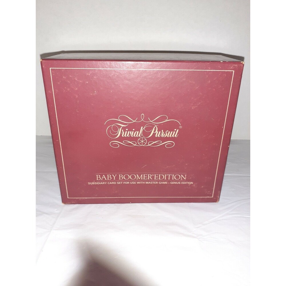 Vintage Trivial Pursuit Baby Boomer Edition 1980s  CARD SET Game No. 10 CARDS